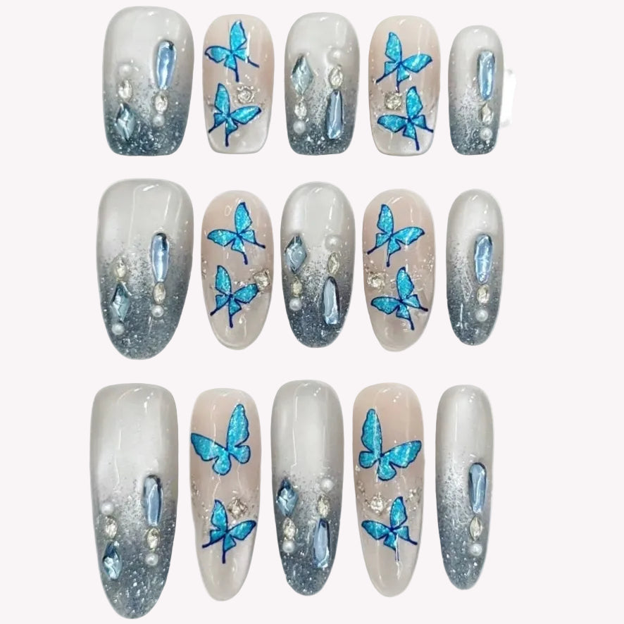 Ice Blue Butterfly Whisper