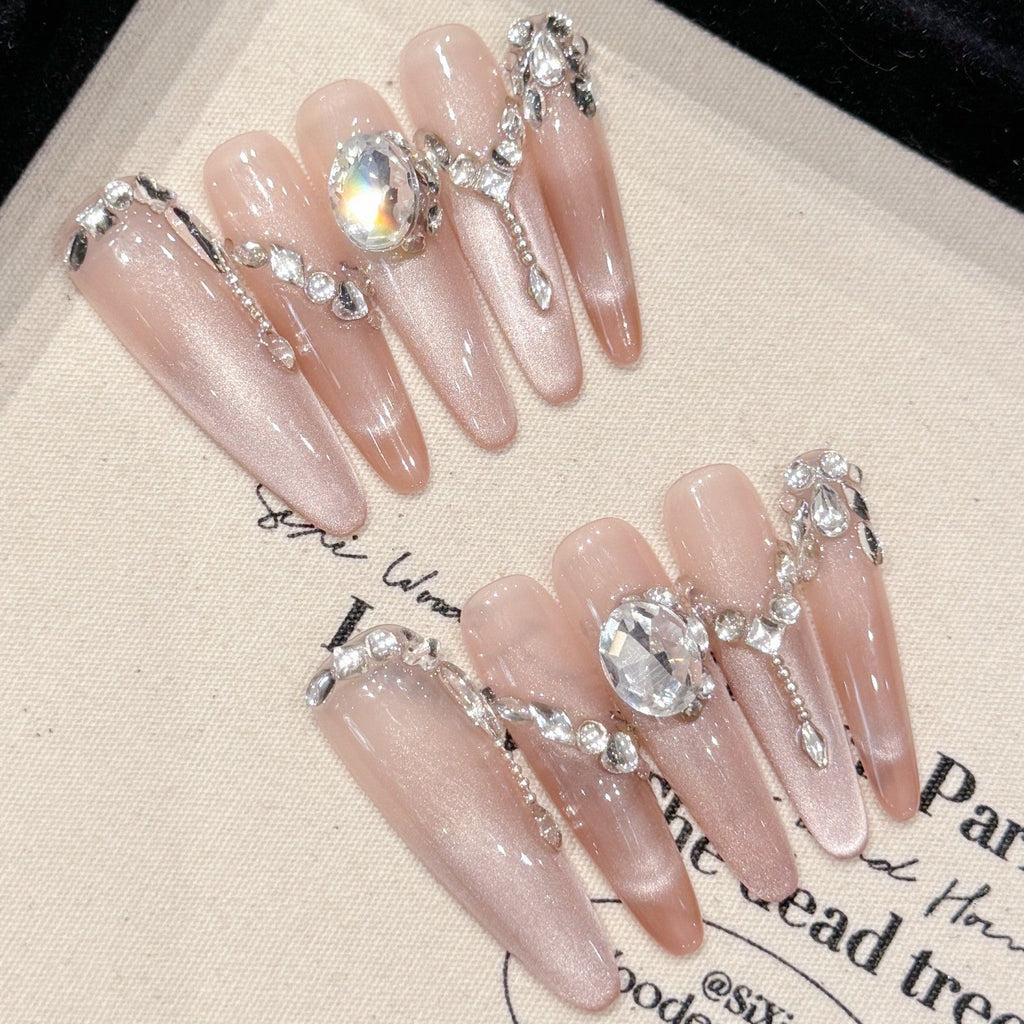 Blush Crystal Cascade