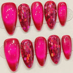 Hot Pink Sparkle Ombre