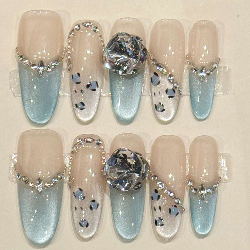 Icy Blue Leopard