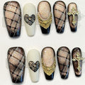 Dark Plaid Cross