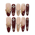 Red Gold Cross Vintage Sweet