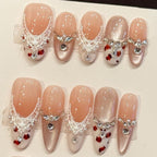 Peach Lace Leopard