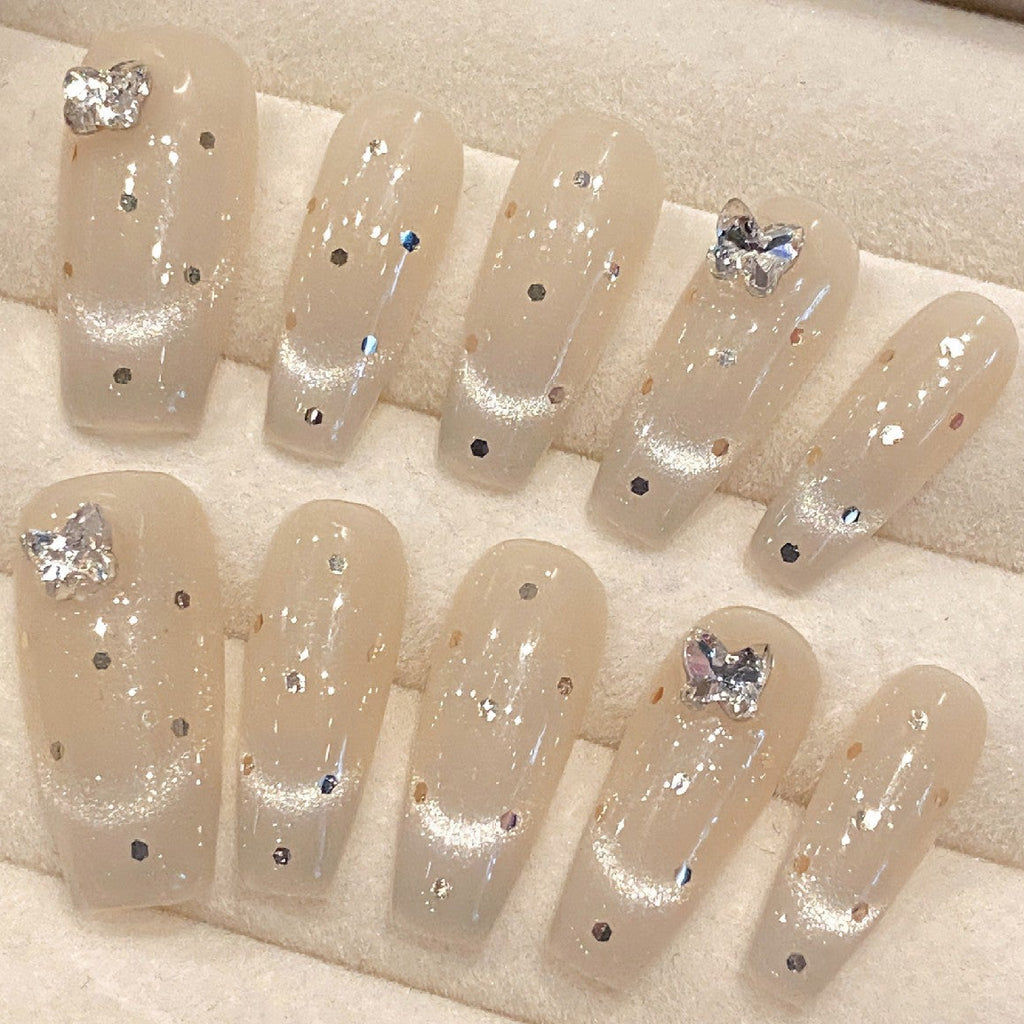 Creamy Crystal Bow