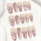 Blush Satin Butterfly