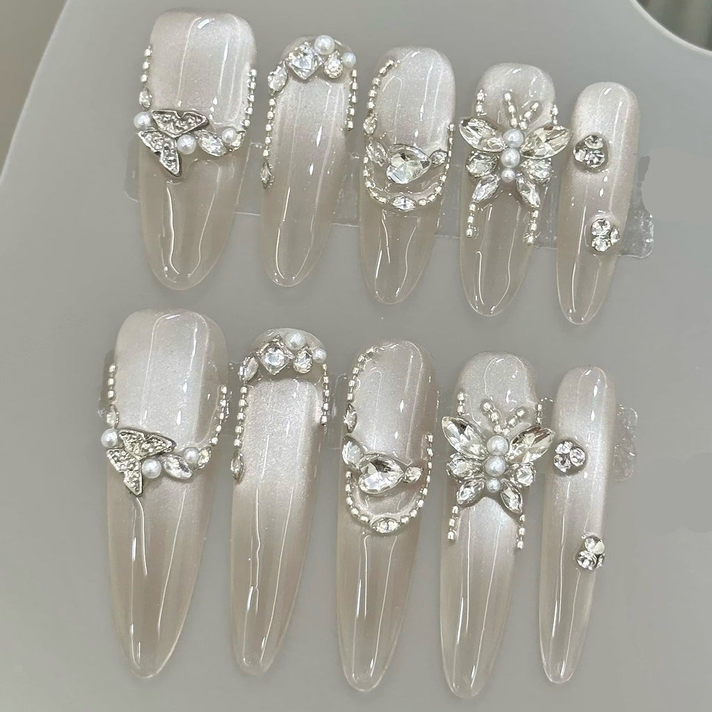 Pearl & Crystal Butterfly