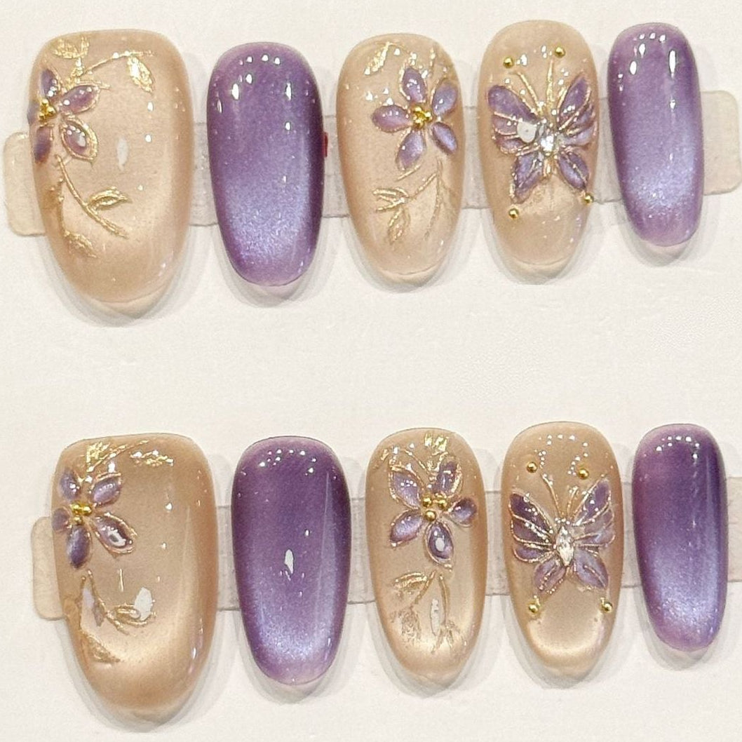 Purple Petal Whisper