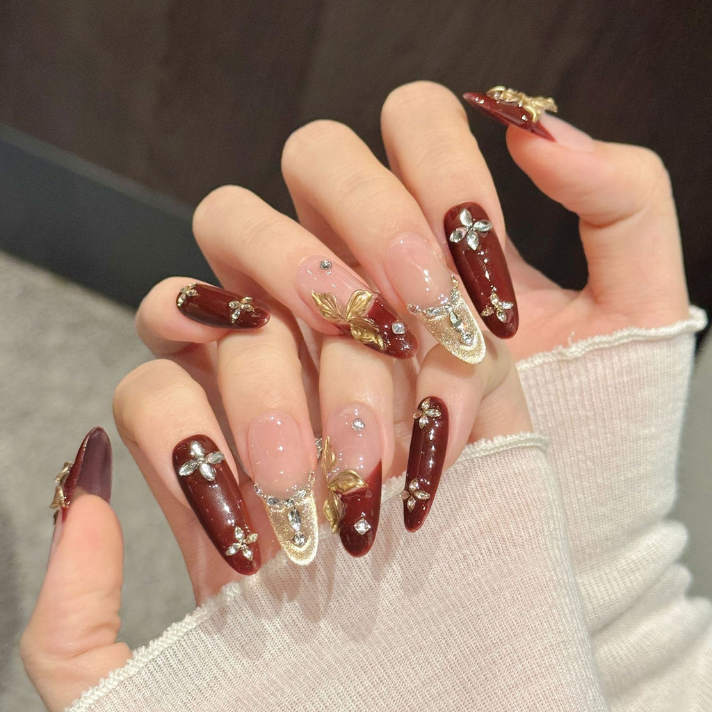 Red Gold Cross Vintage Sweet