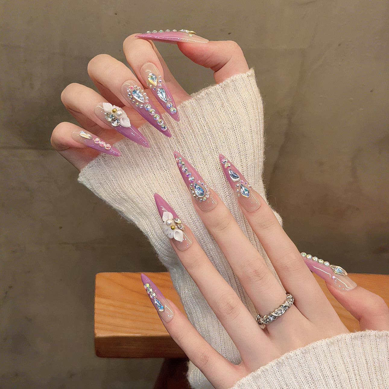 Lavender Crystal Bloom