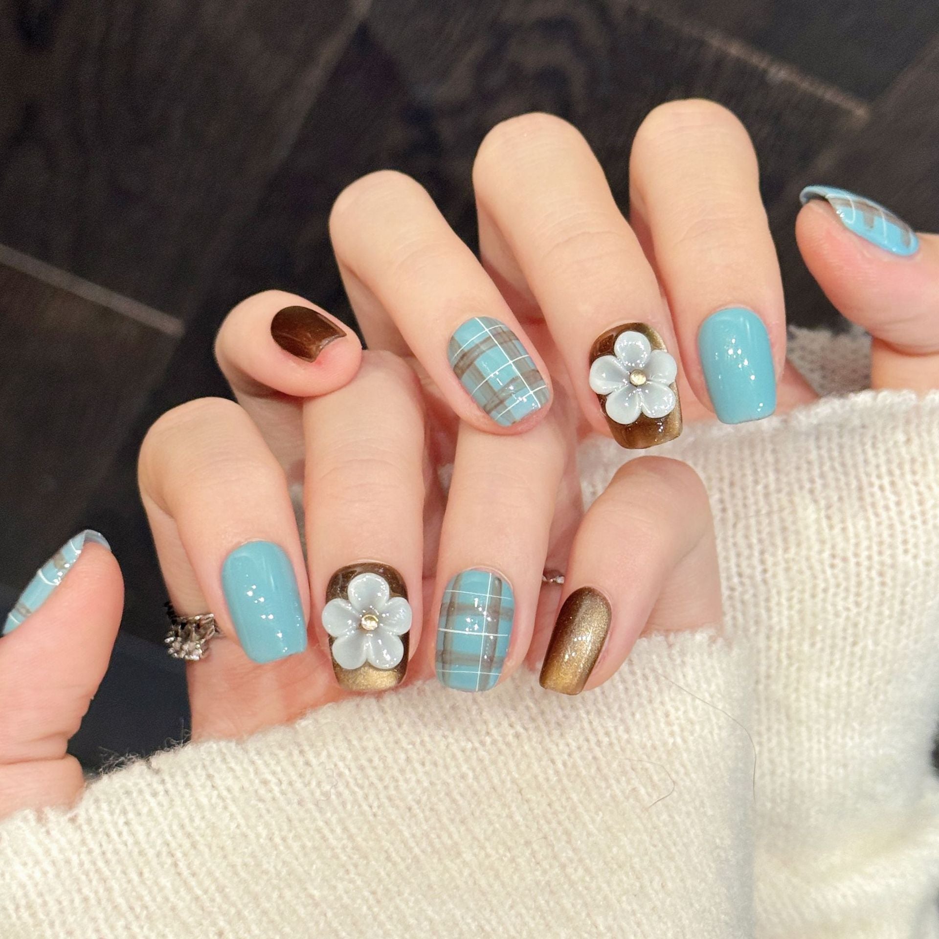 Sea Salt Caramel Plaid