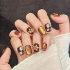 Caramel Amber Retro Autumn