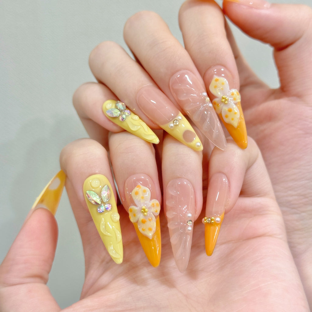 Orange-Yellow Gradient Butterfly