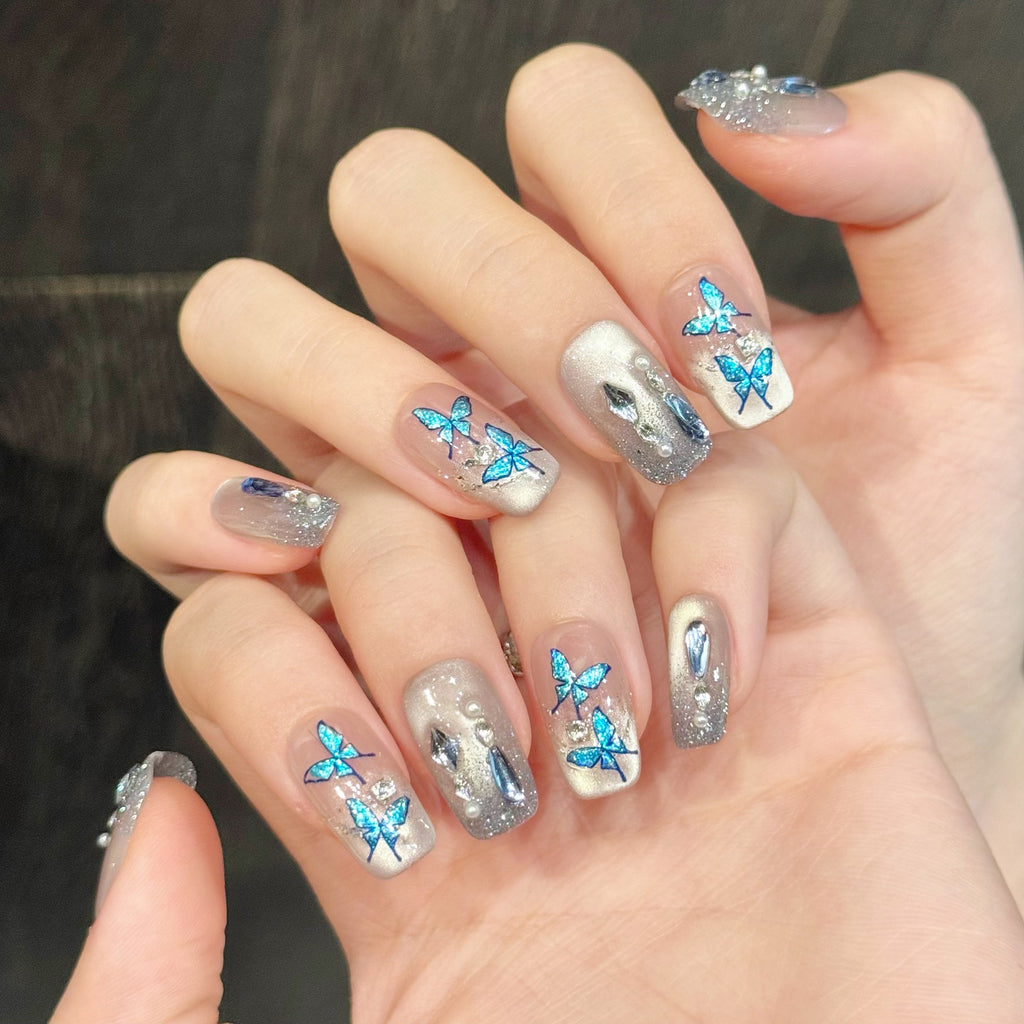 Ice Blue Butterfly Whisper