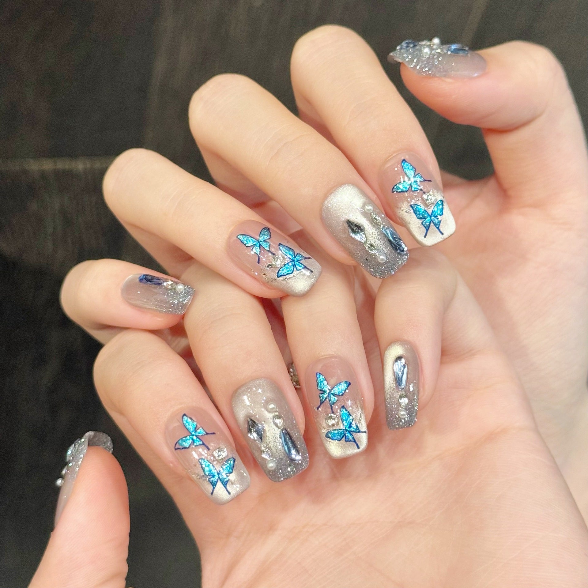 Ice Blue Butterfly Whisper