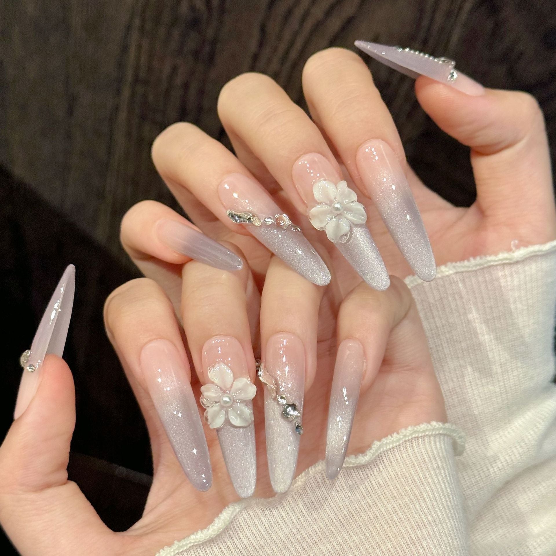 Peach Mist Gradient Lace
