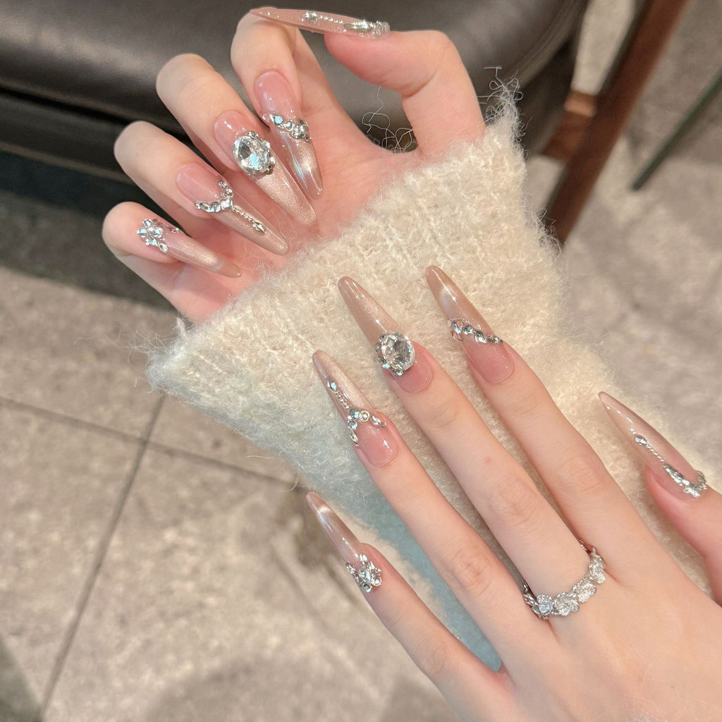 Blush Crystal Cascade