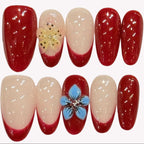 Red French Floral
