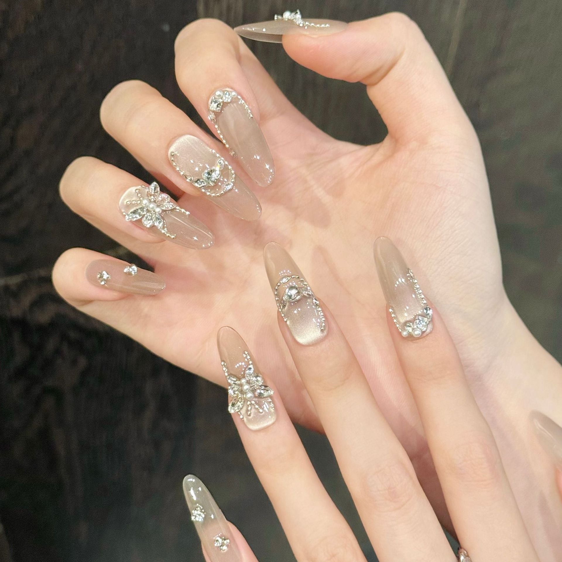 Pearl & Crystal Butterfly