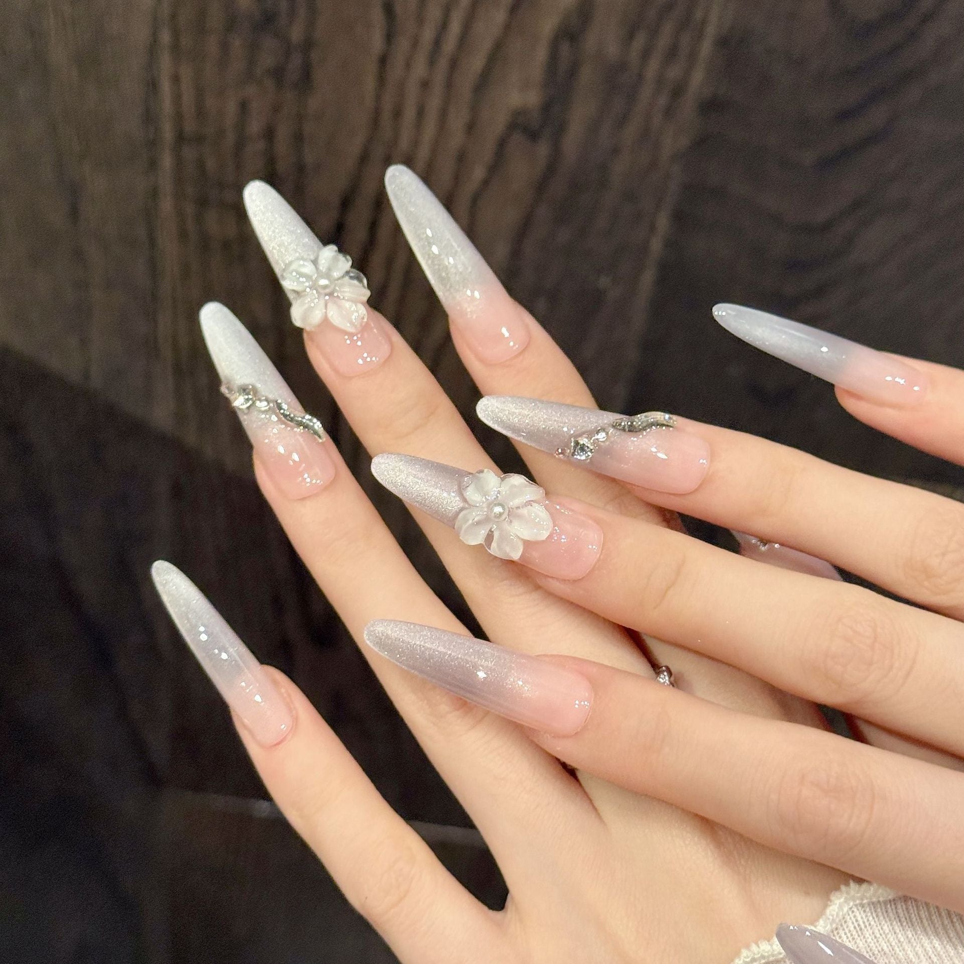 Peach Mist Gradient Lace