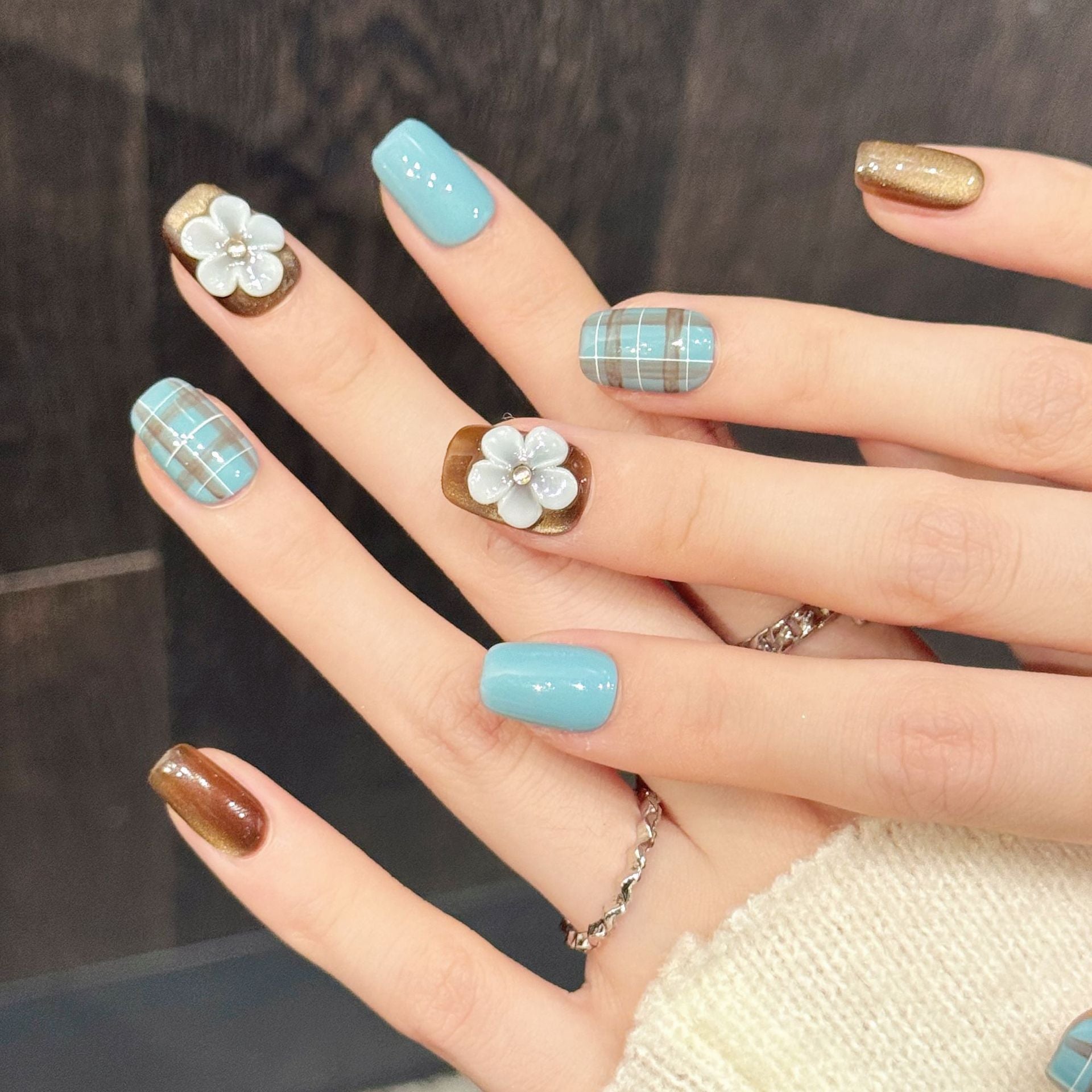 Sea Salt Caramel Plaid