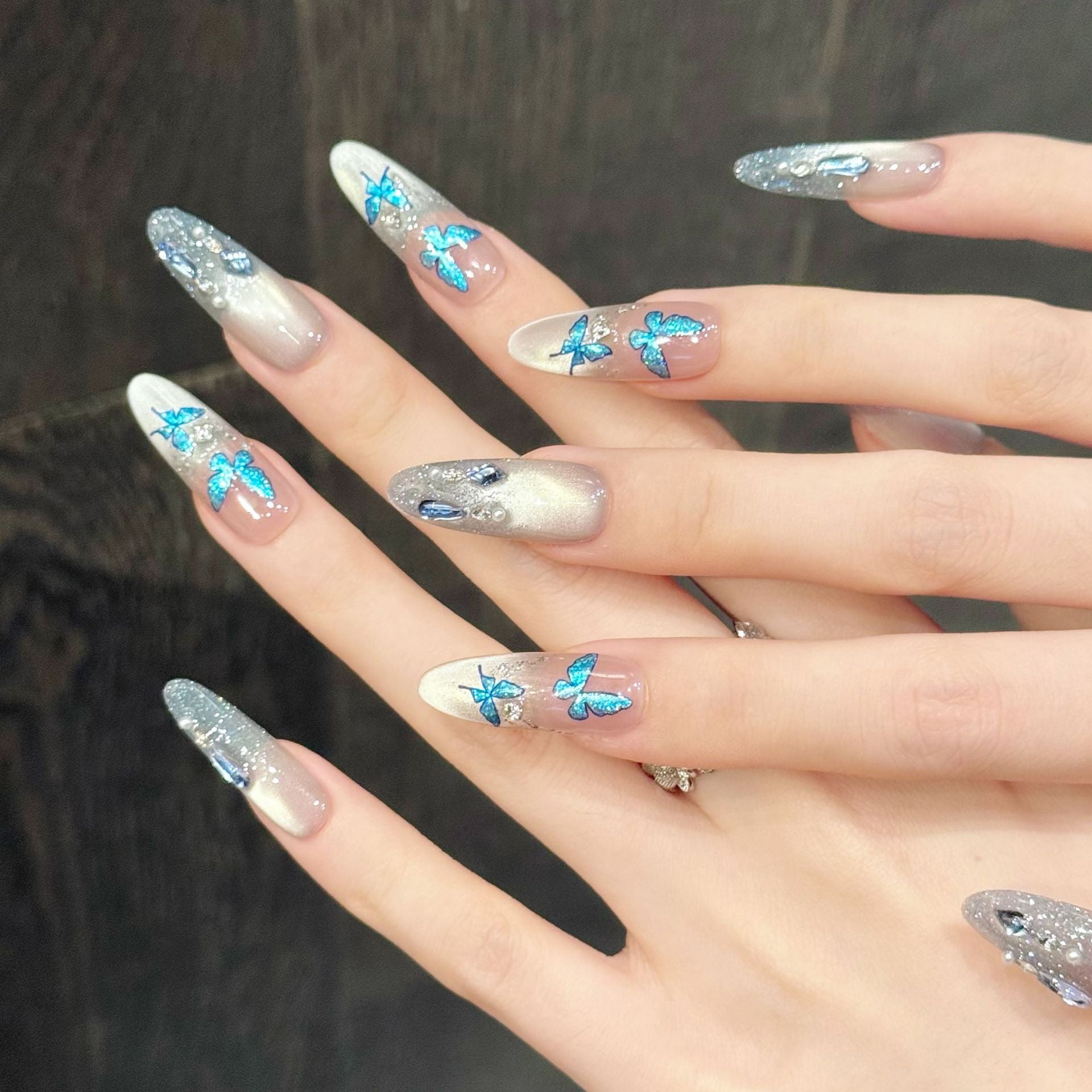 Ice Blue Butterfly Whisper