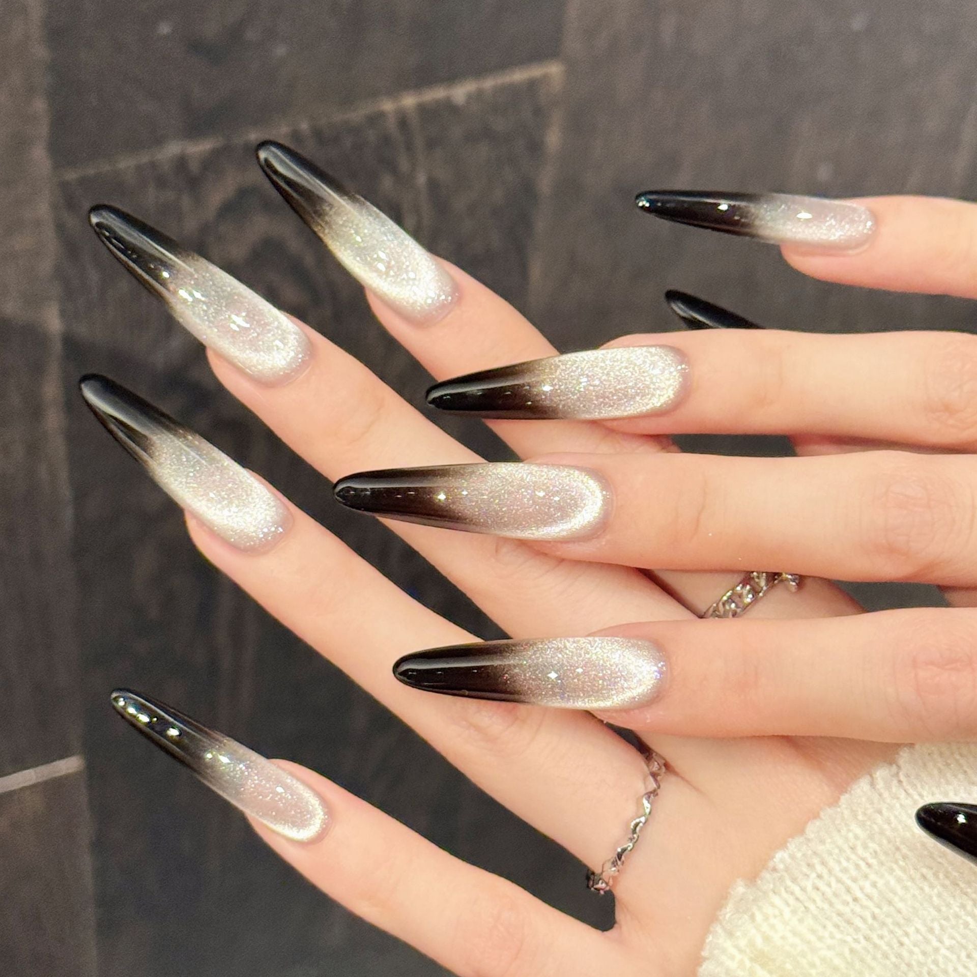 Black Gold Ombre