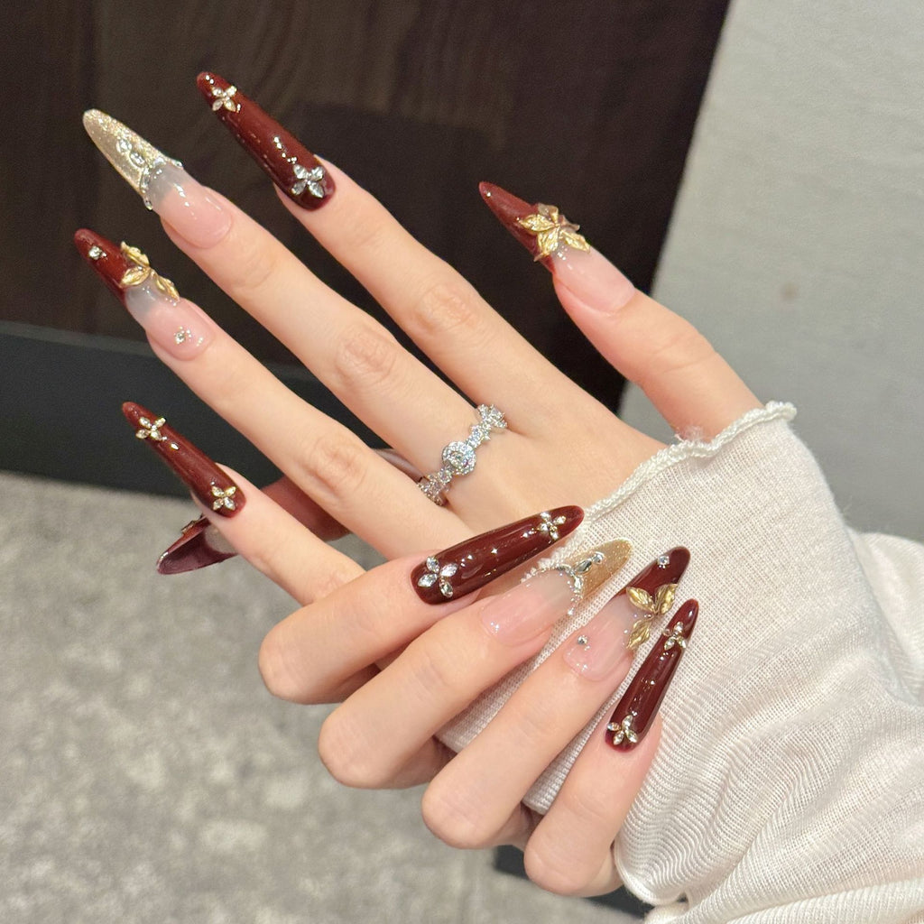 Red Gold Cross Vintage Sweet
