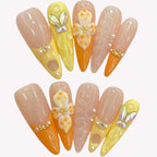 Orange-Yellow Gradient Butterfly