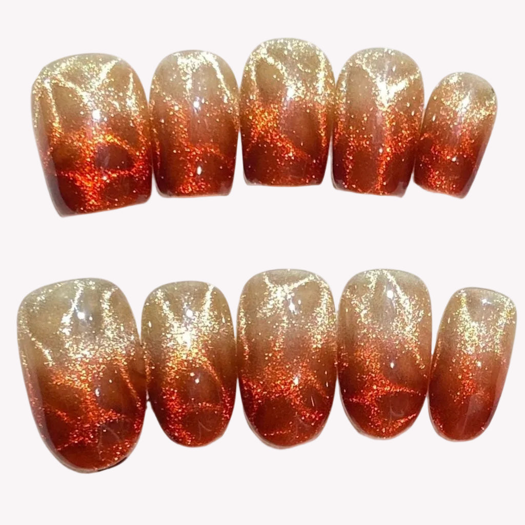 Amber Flame Cat-Eye Ombre