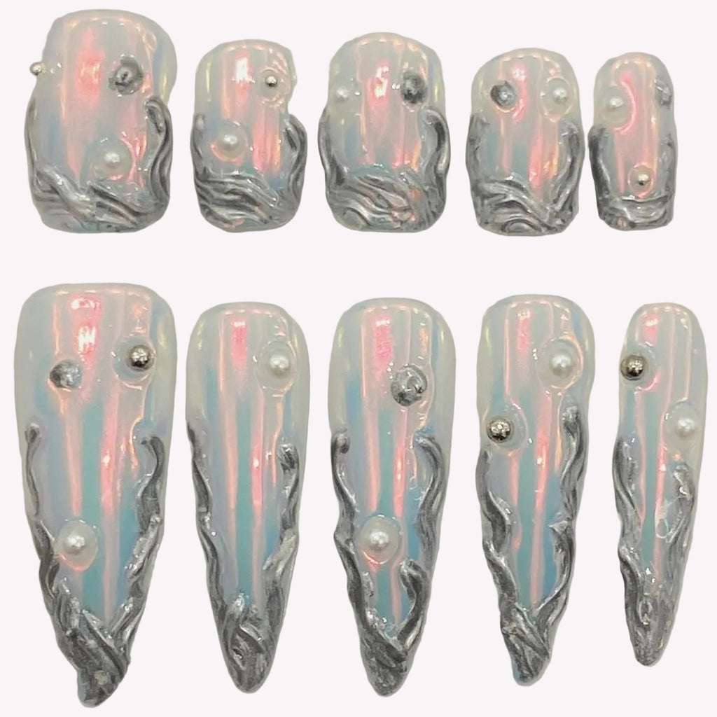 Mermaid Aurora Silver Foil