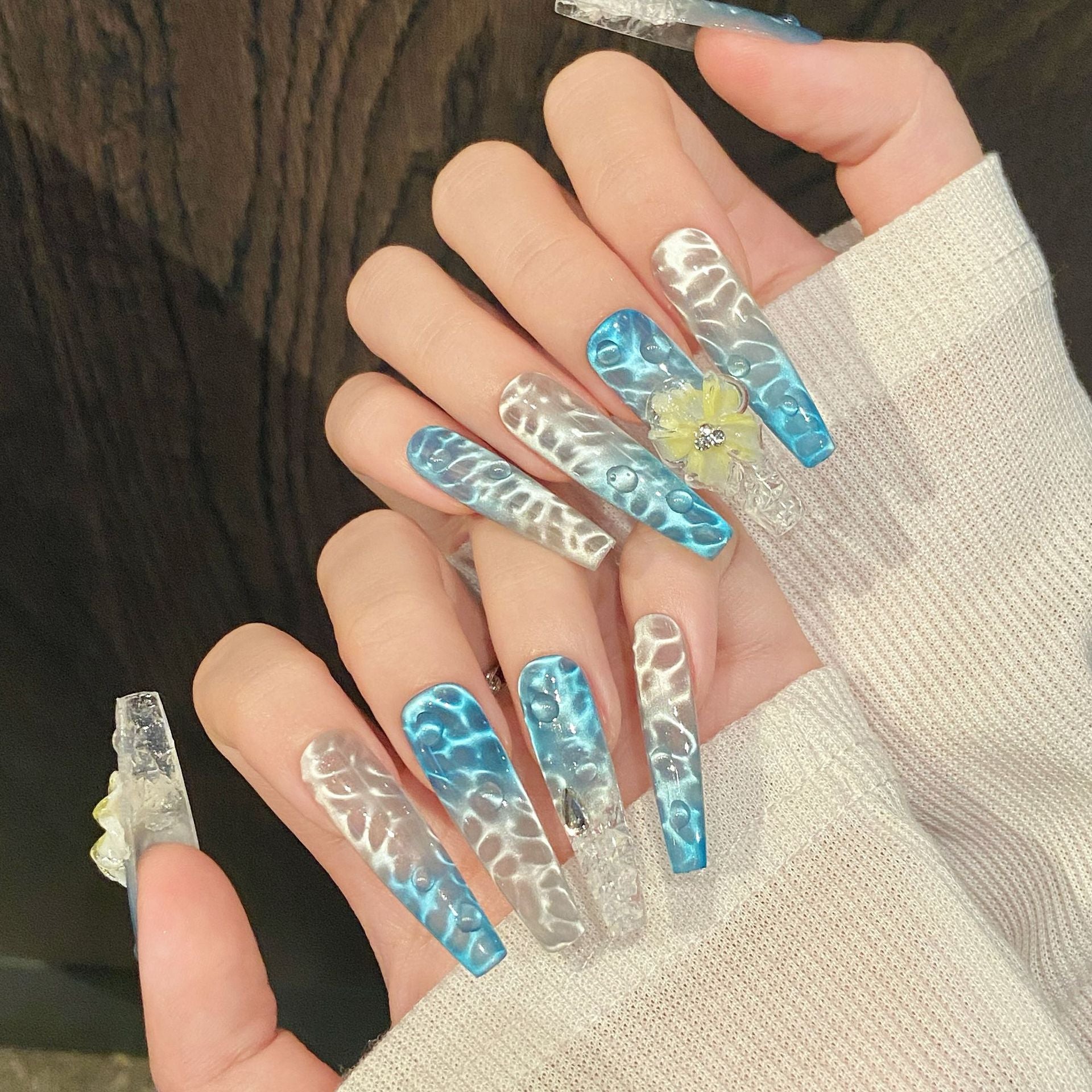 Ocean Wave Floral Summer