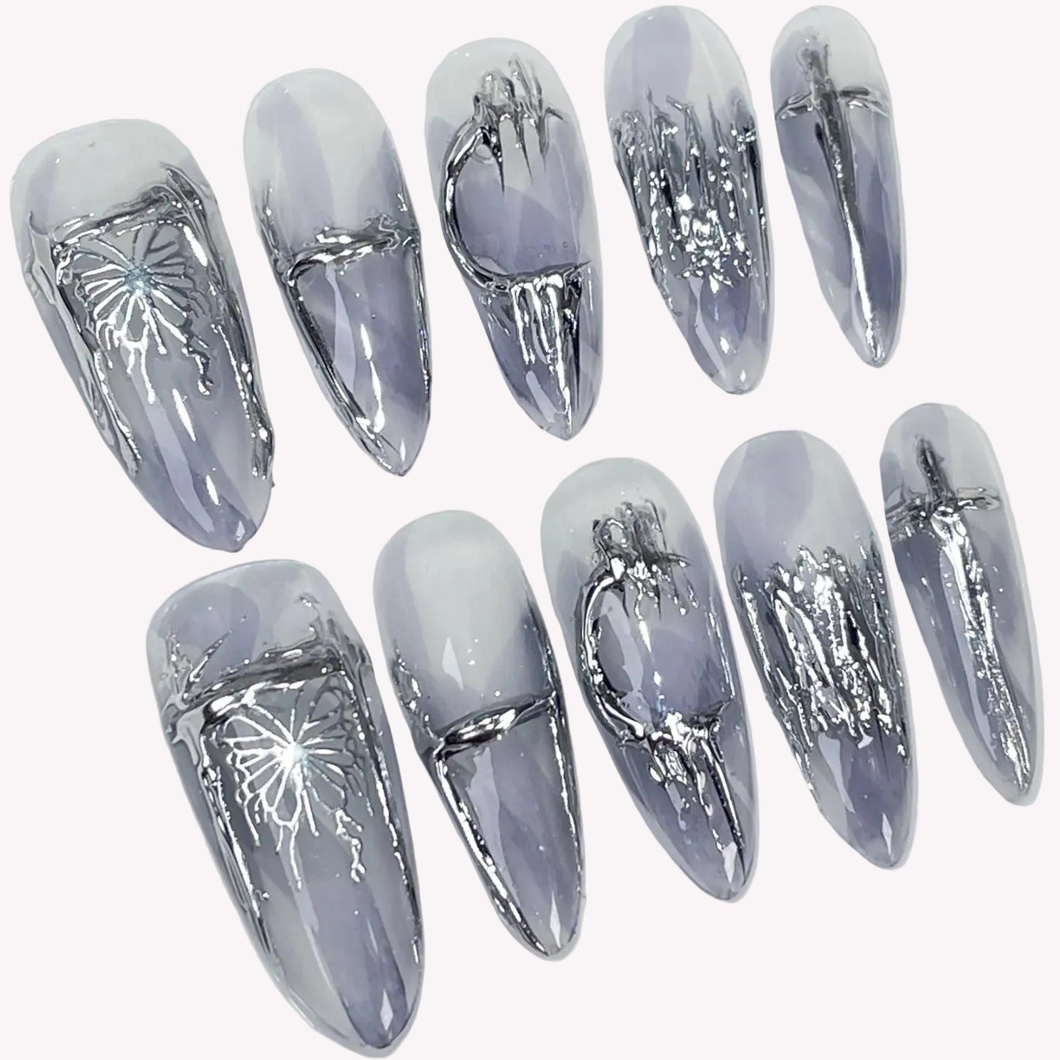 Lavender Chrome Veil
