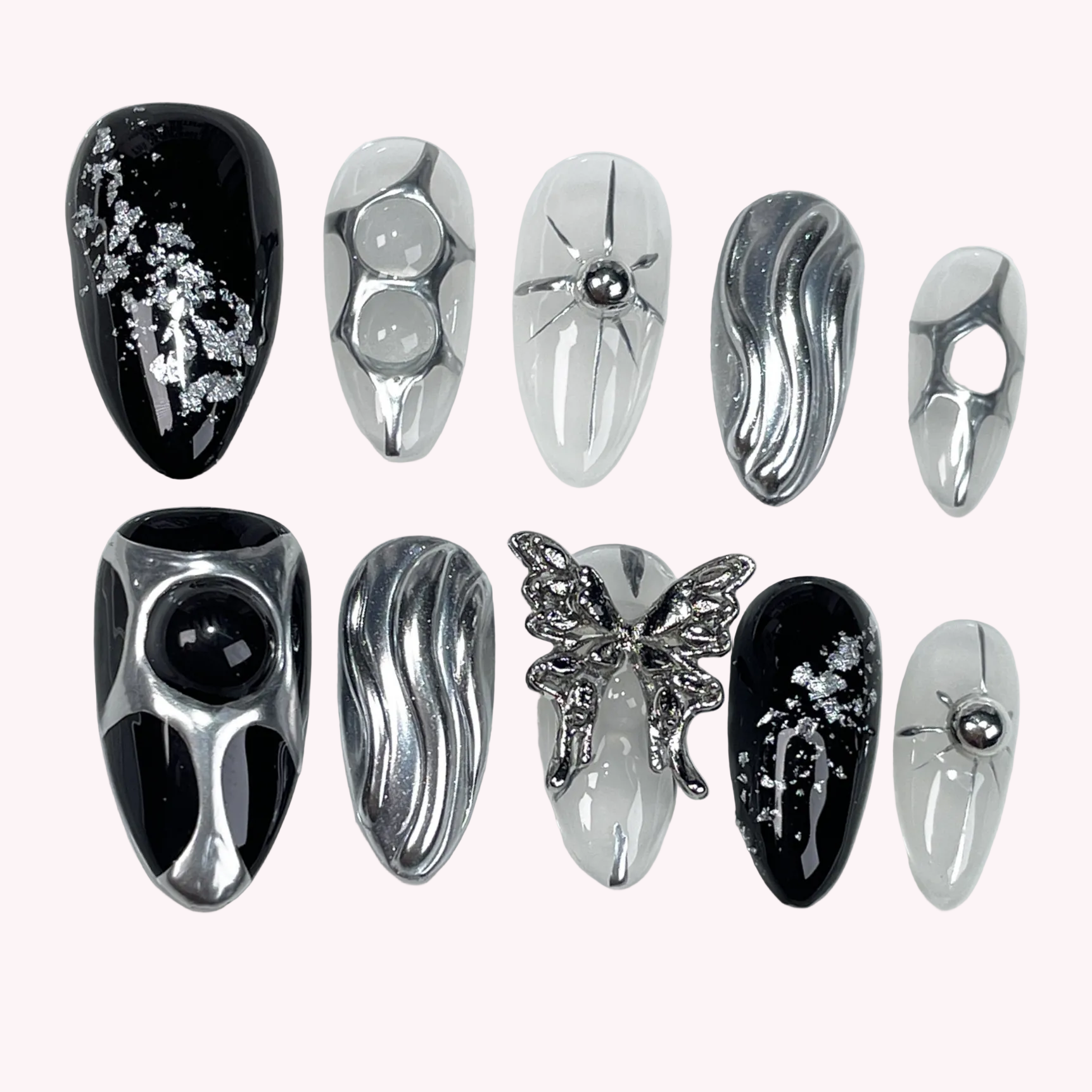 Noir Butterfly Chrome